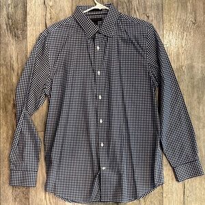 Banana Republic Black and White Casual Button Down Shirt